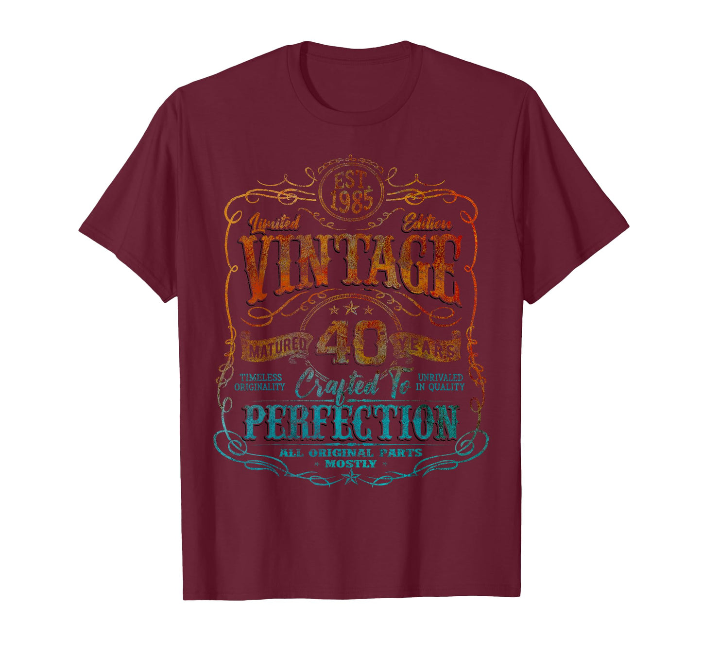 Vintage 1985 Limited Edition Shirt 40 year old 40th Birthday T-Shirt
