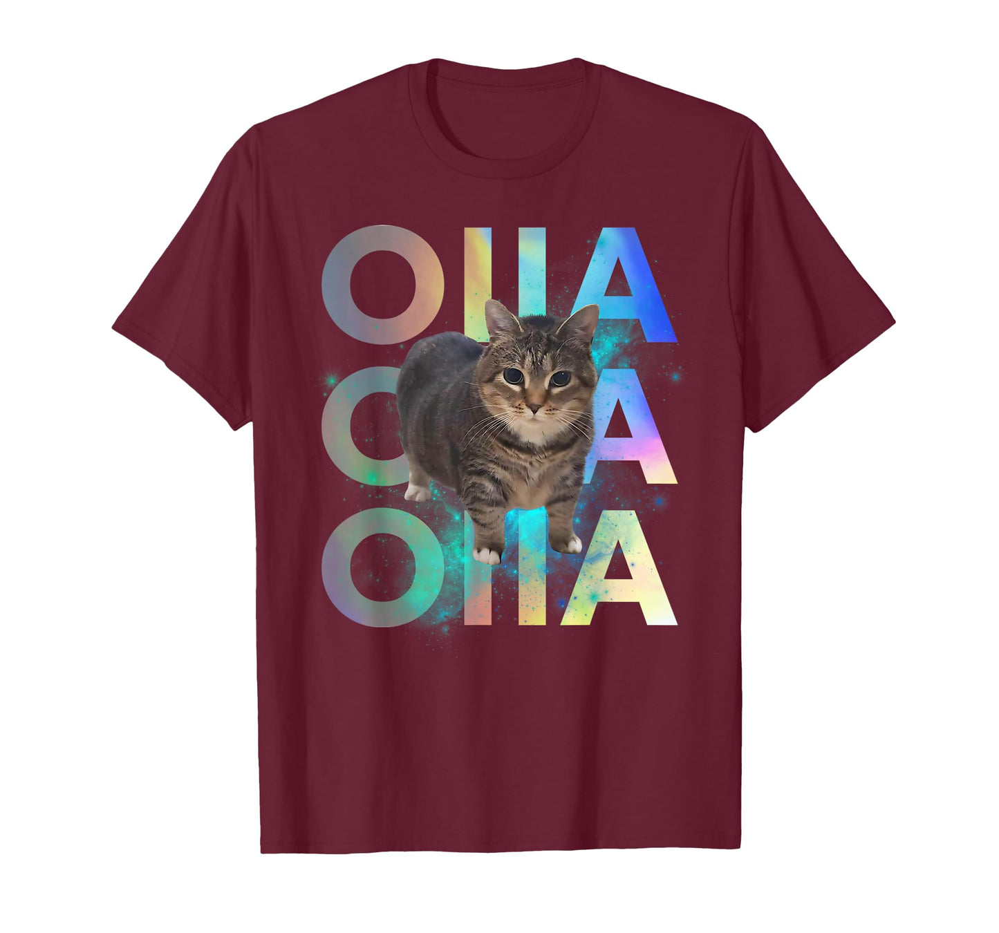 Funny OIIA OIIA Spinning Cat Meme Funny Brainrot Ethel Space Men Women Kids T-Shirt
