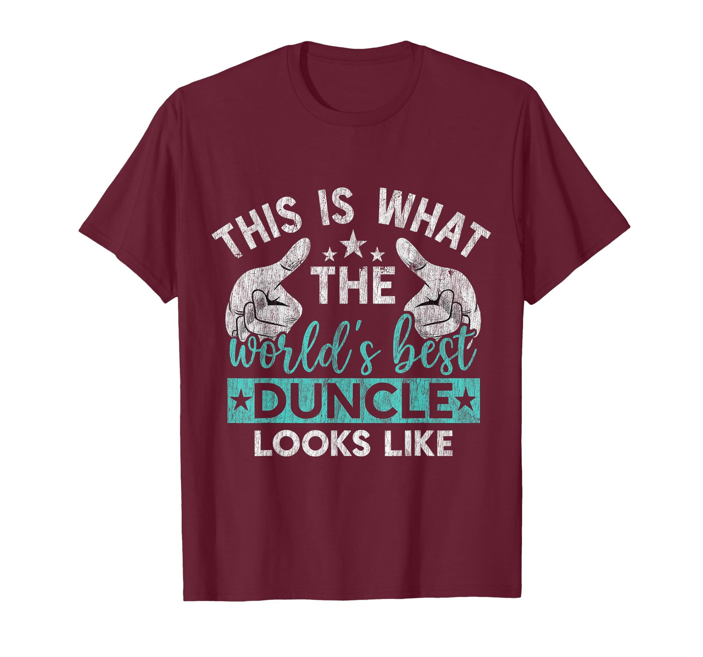 This is What The Best Duncle Looks Like Basketball Uncles T-Shirt