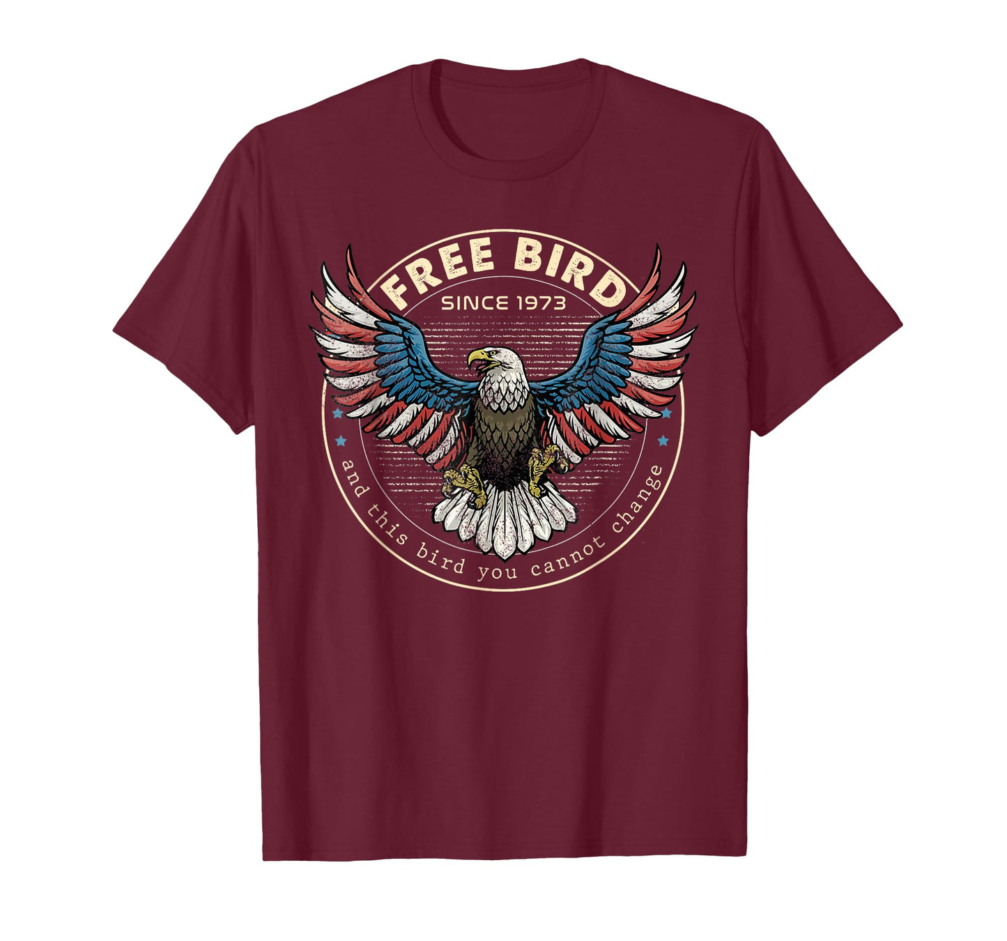Free American Bird, This Bird You Cannot Change, 4th Of July T-Shirt