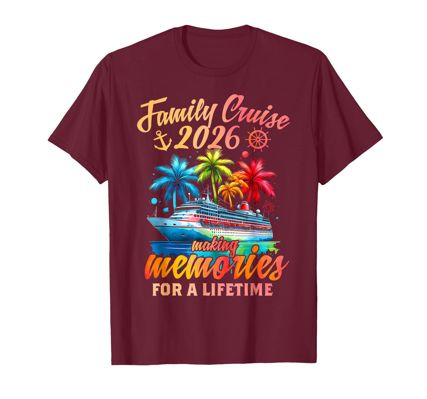 Family Cruise 2026 Family Matching Cruise Vacation Party T-Shirt