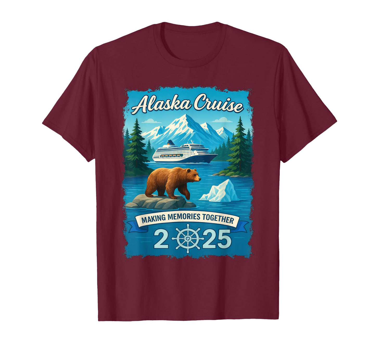 Matching Family Friends and Group Alaskan Alaska Cruise 2025 T-Shirt