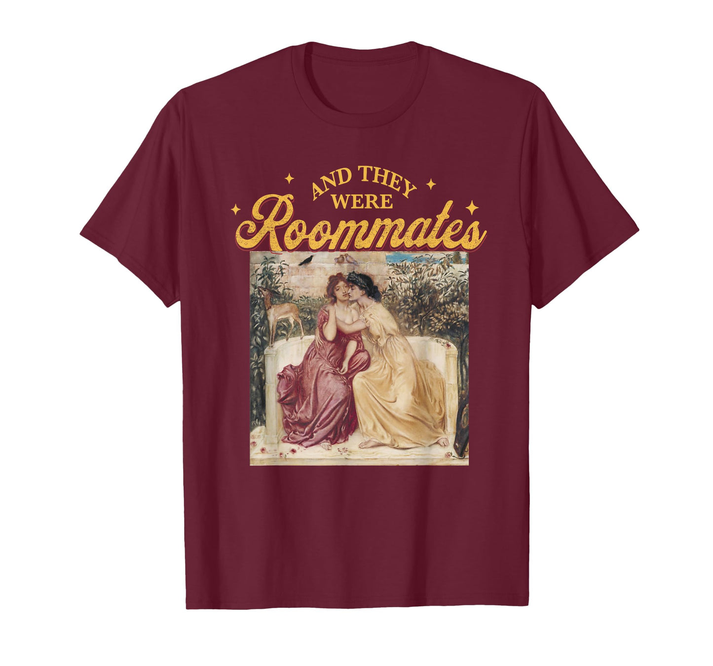 Vintage And They Were Roommates Lesbians LGBT Pride Month T-Shirt