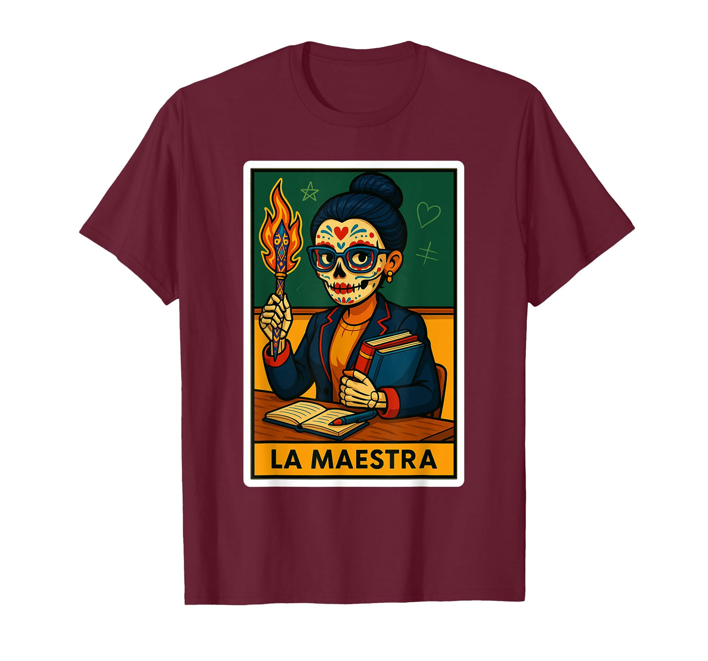 La Maestra | Spanish-Mexican Bingo Card Funny Gifts T-Shirt