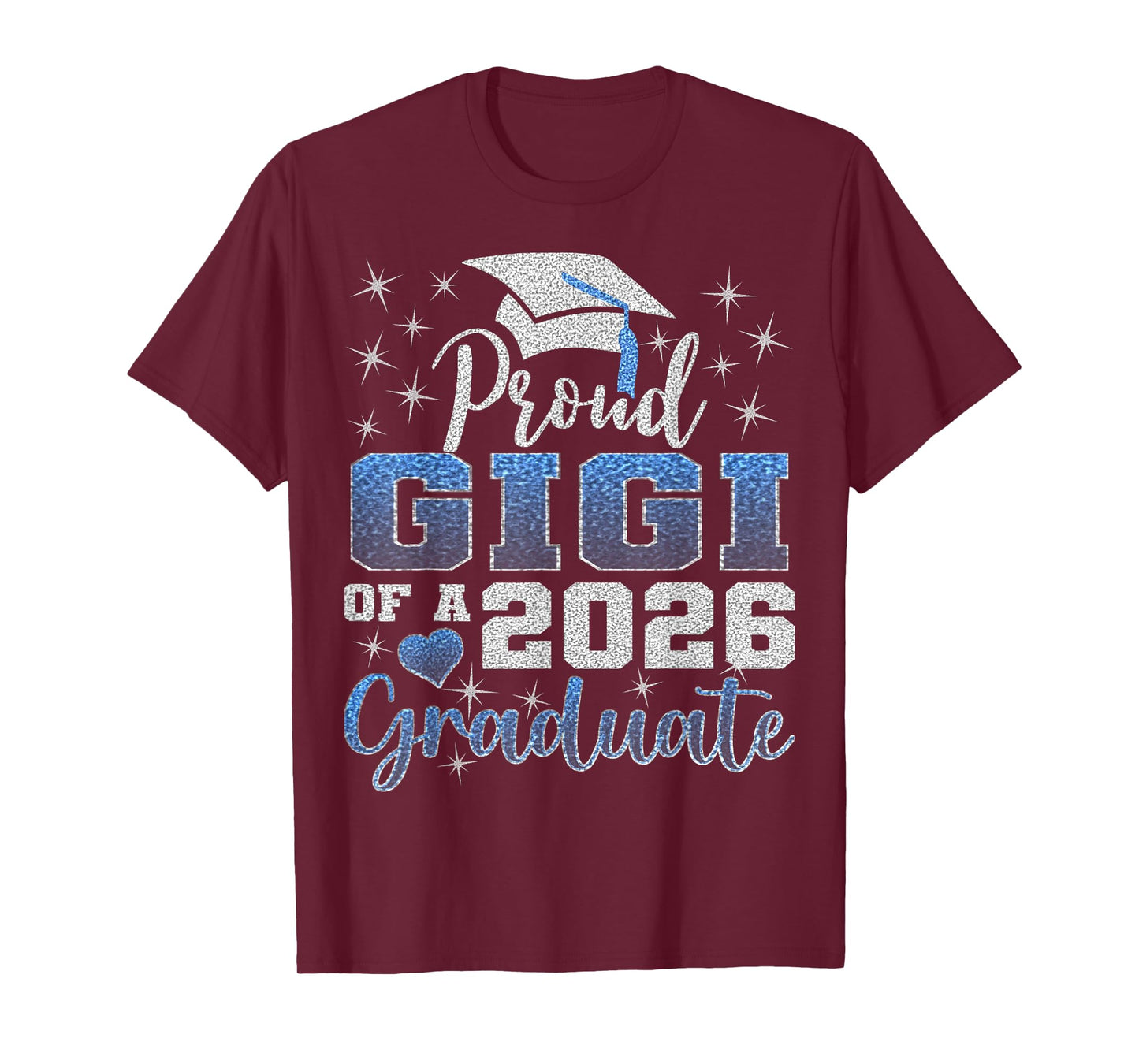 Super Proud Gigi of 2026 Graduate Senior Graduation Family T-Shirt