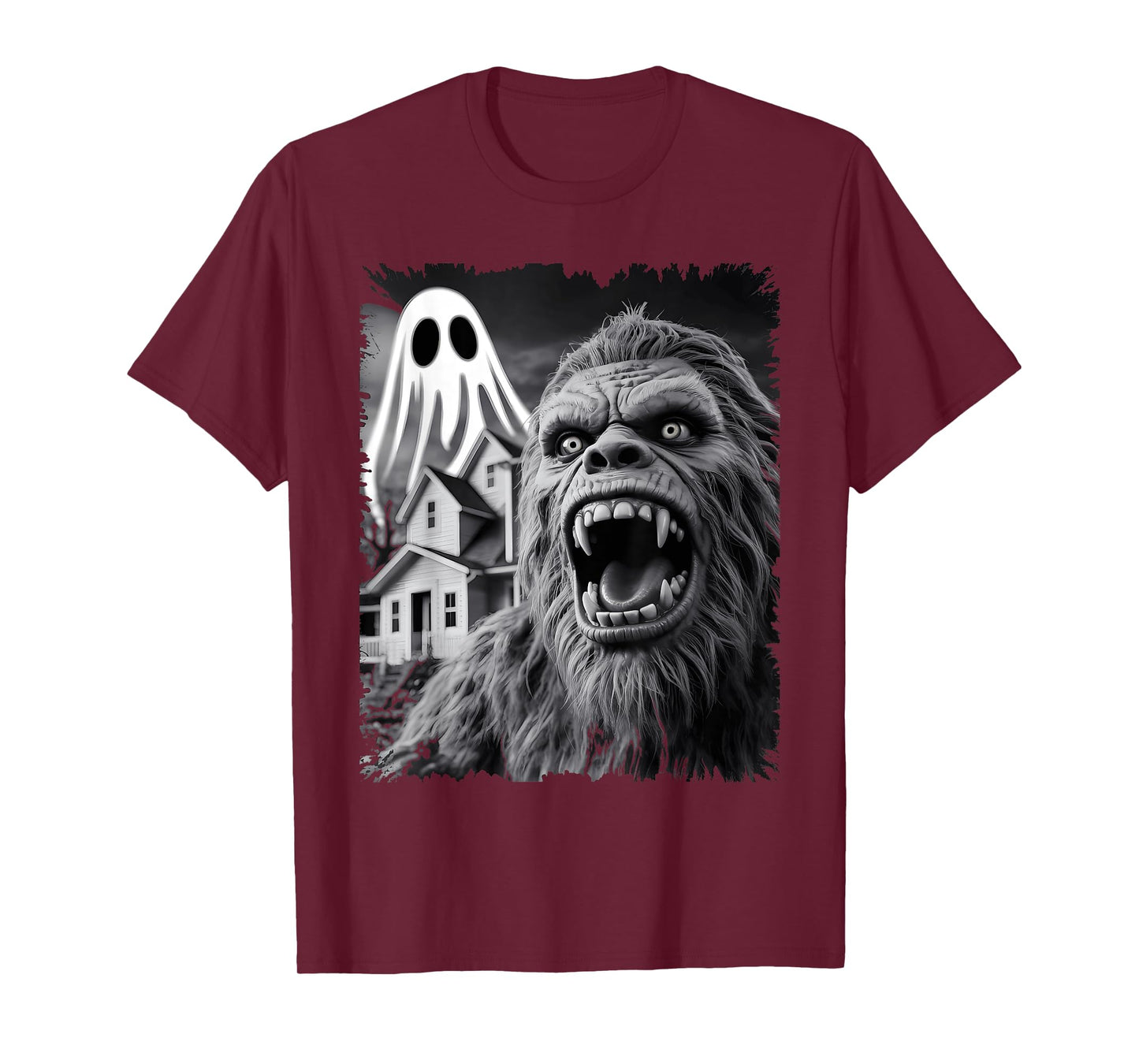 Funny Bigfoot Sasquatch Halloween Costume for Boys Kids Men T-Shirt