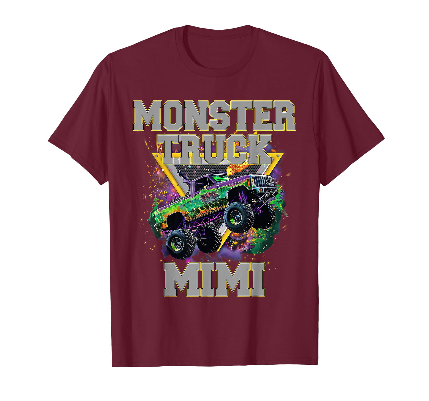 Monster Truck Mimi Monster Truck Are My Jam Truck Lovers T-Shirt