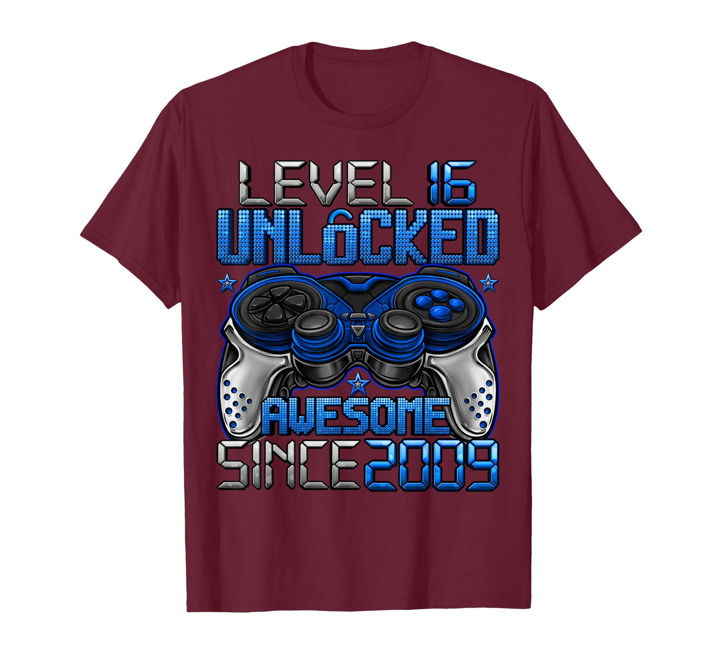 Level 16 Unlocked 16 Year Old Gifts Boys 16th Birthday Boy T-Shirt
