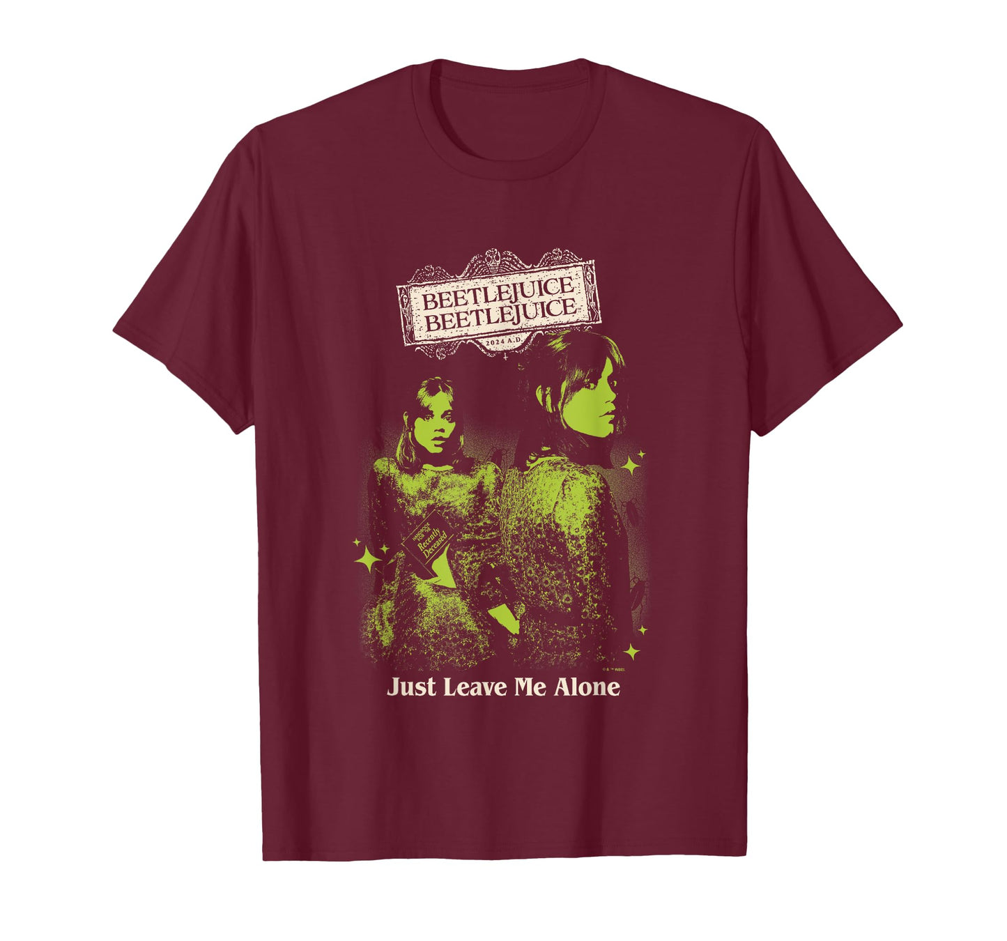 Beetlejuice Beetlejuice Just Leave Me Alone Astrid Vintage T-Shirt