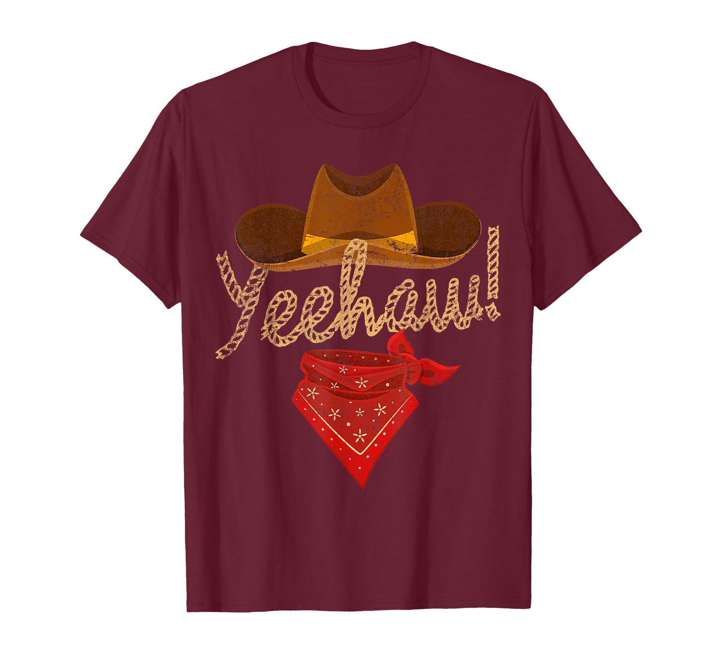 Yeehaw Cowboy Cowgirl Western Country Howdy Southern Yee Haw T-Shirt