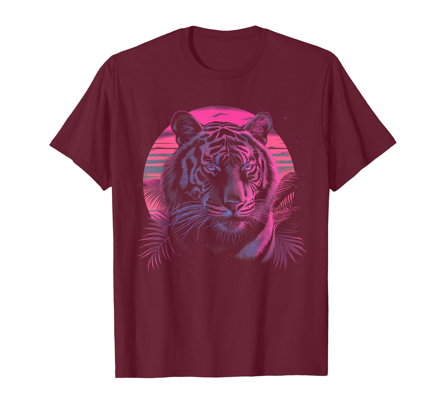 Tiger Vaporwave Aesthetic Vintage Synthwave 80s 90s Retro T-Shirt