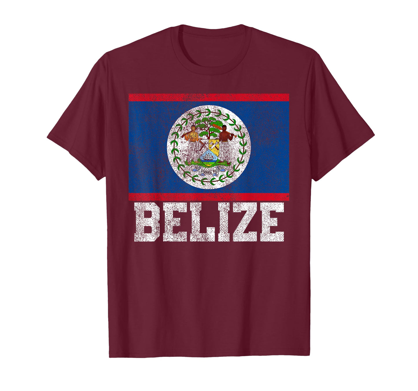 Belize Flag National Pride Roots Country Nation Souvenir T-Shirt