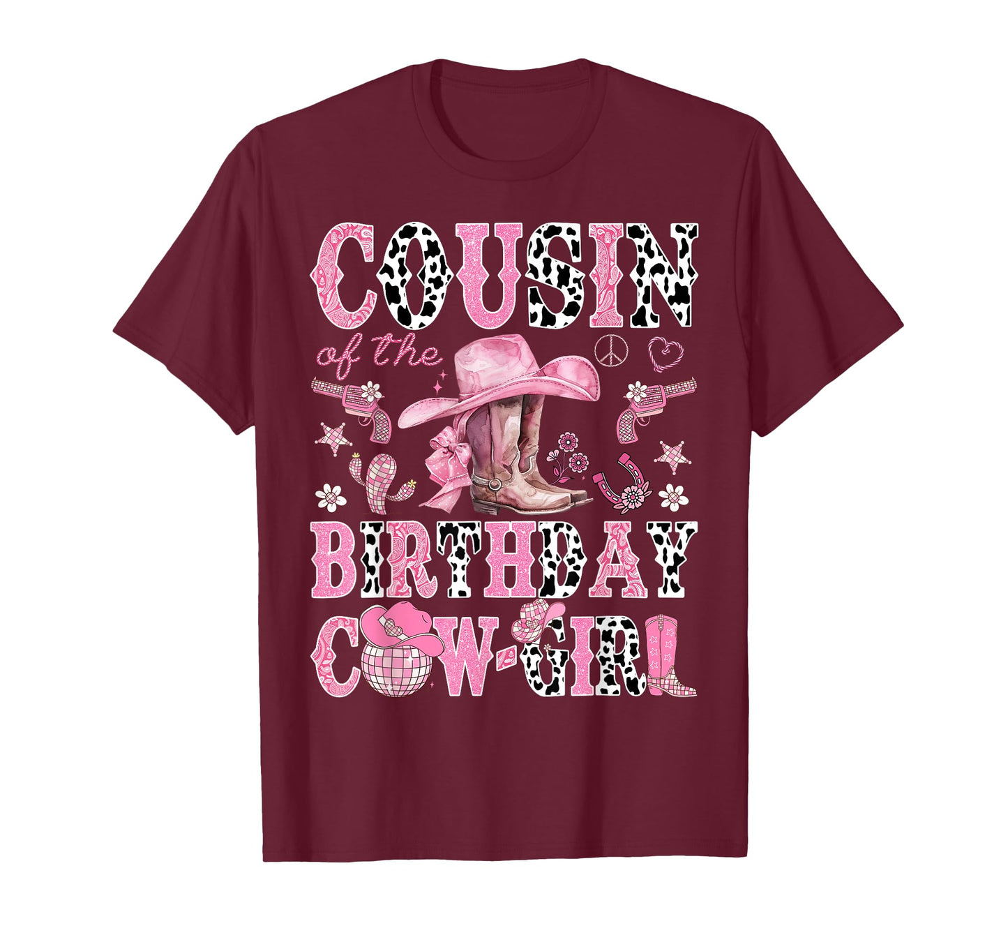 Cousin Of The Birthday CowGirl Rodeo Cousin Western T-Shirt