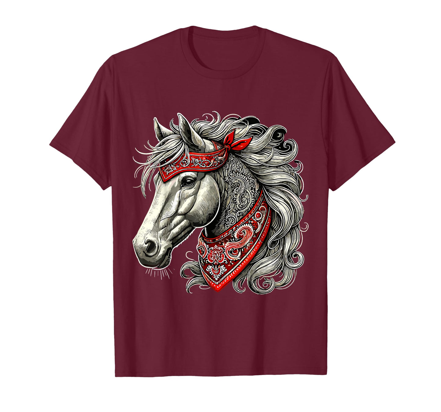 Horse with Bandana T-Shirt