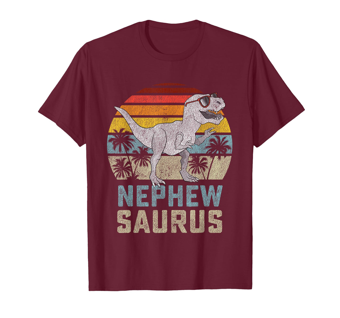 Nephewsaurus T Rex Dinosaur Nephew Saurus Family Matching T-Shirt