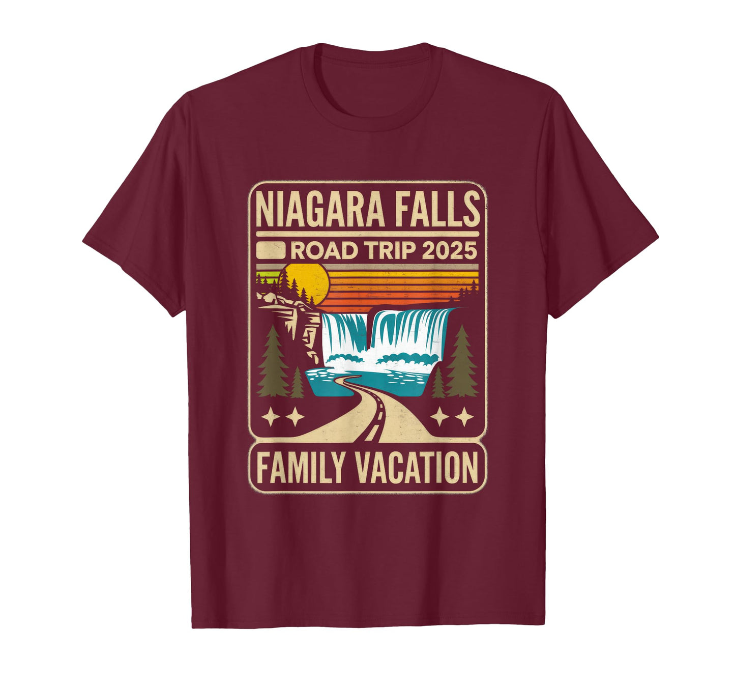 Niagara Falls Road Trip 2025 Family Vacation T-Shirt