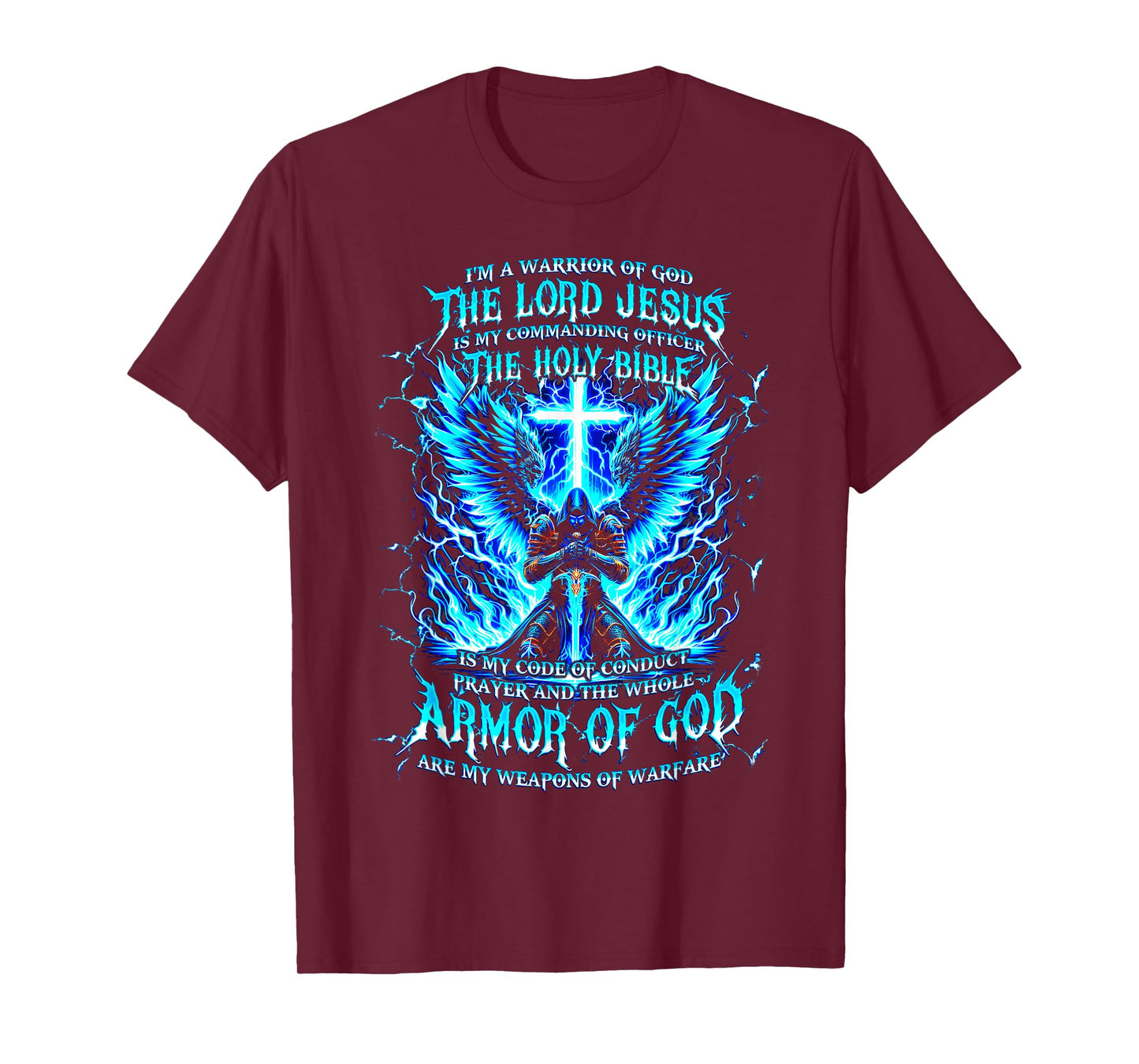 I’m A Warrior Of God Armor Of God Christian T-Shirt