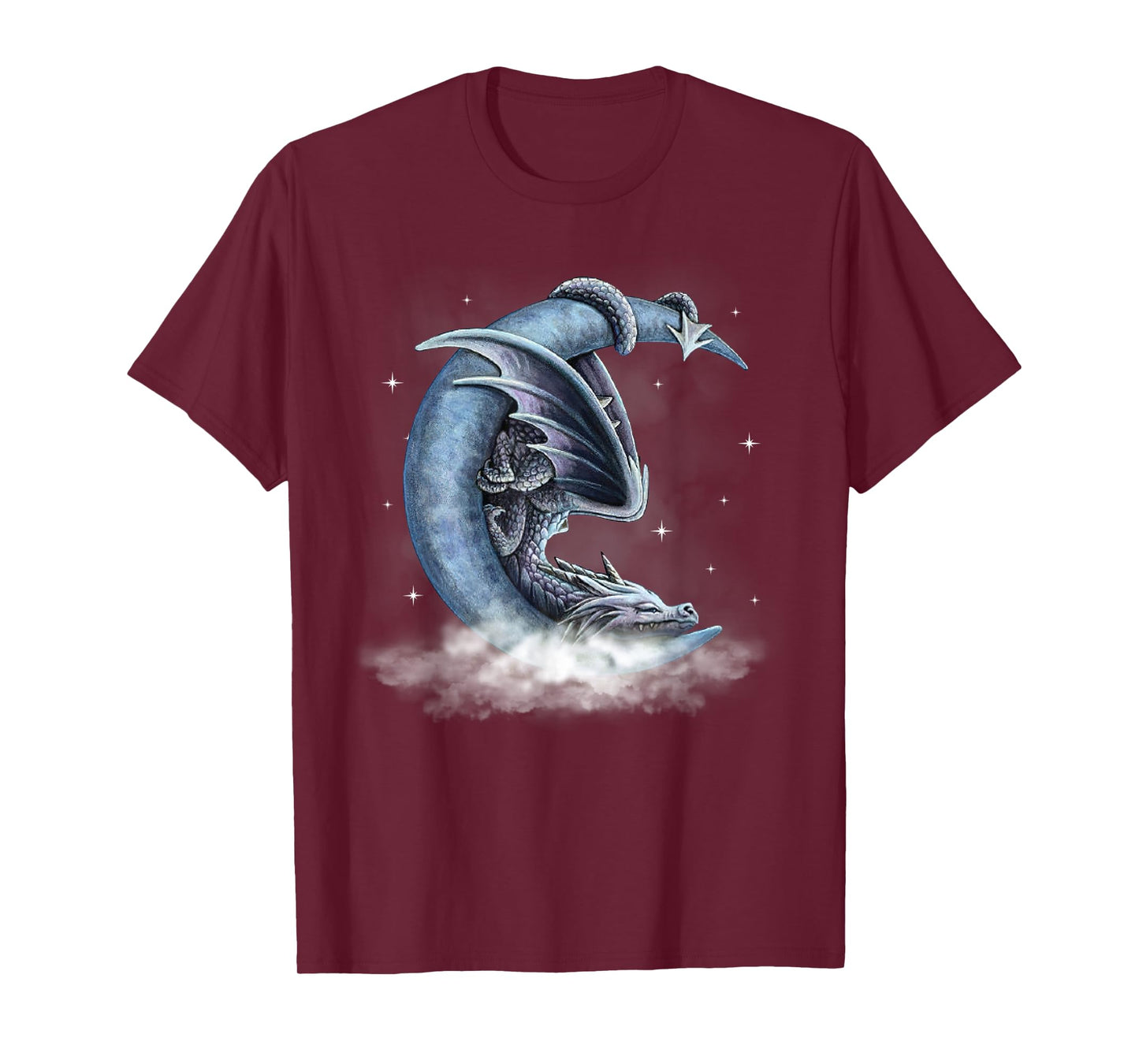 Dragon Sleeping With Moon Men Women T-Shirt T-Shirt