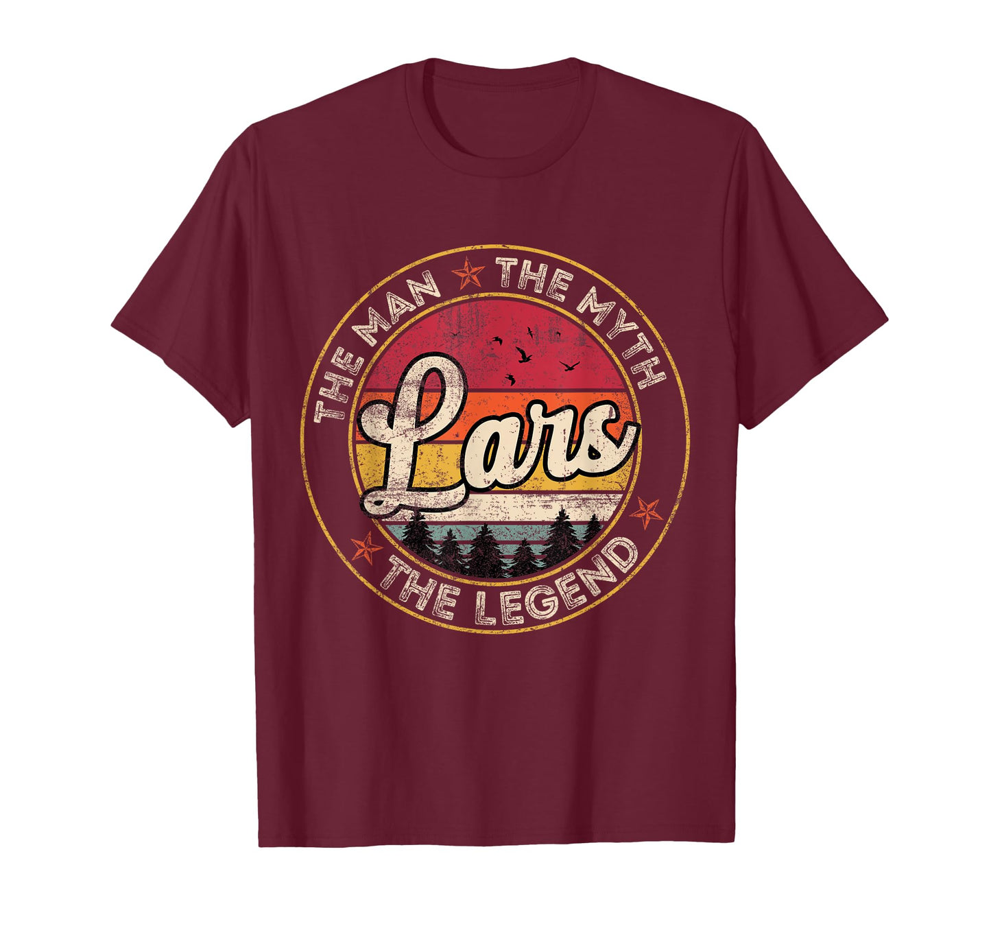 Lars The Man The Myth The Legend Personalized Name T-Shirt