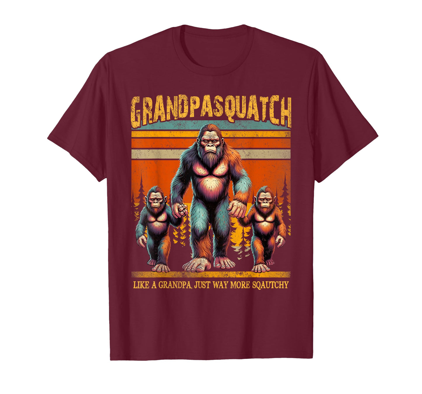 A Grandpa Like Me Is Hard To Find, Bigfoot Grandpa Sasquatch T-Shirt