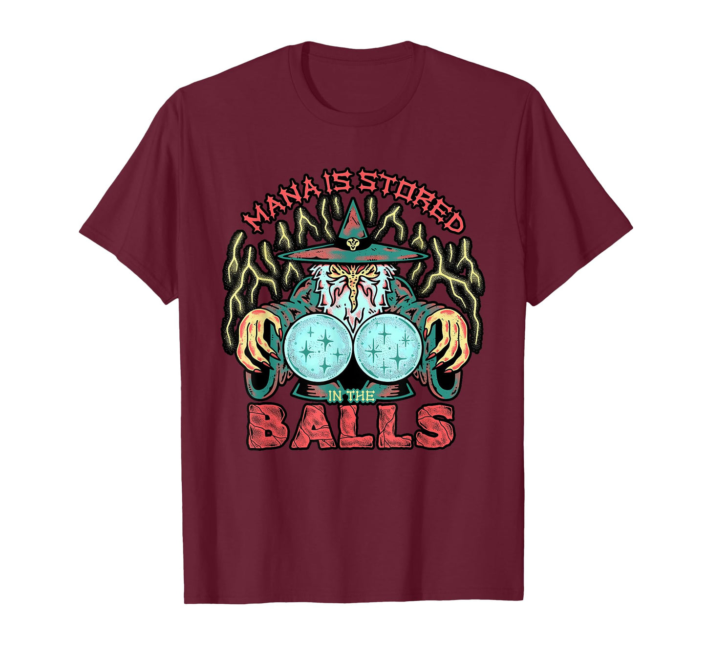 Mana Is Stored In The Ball Funny design T-Shirt