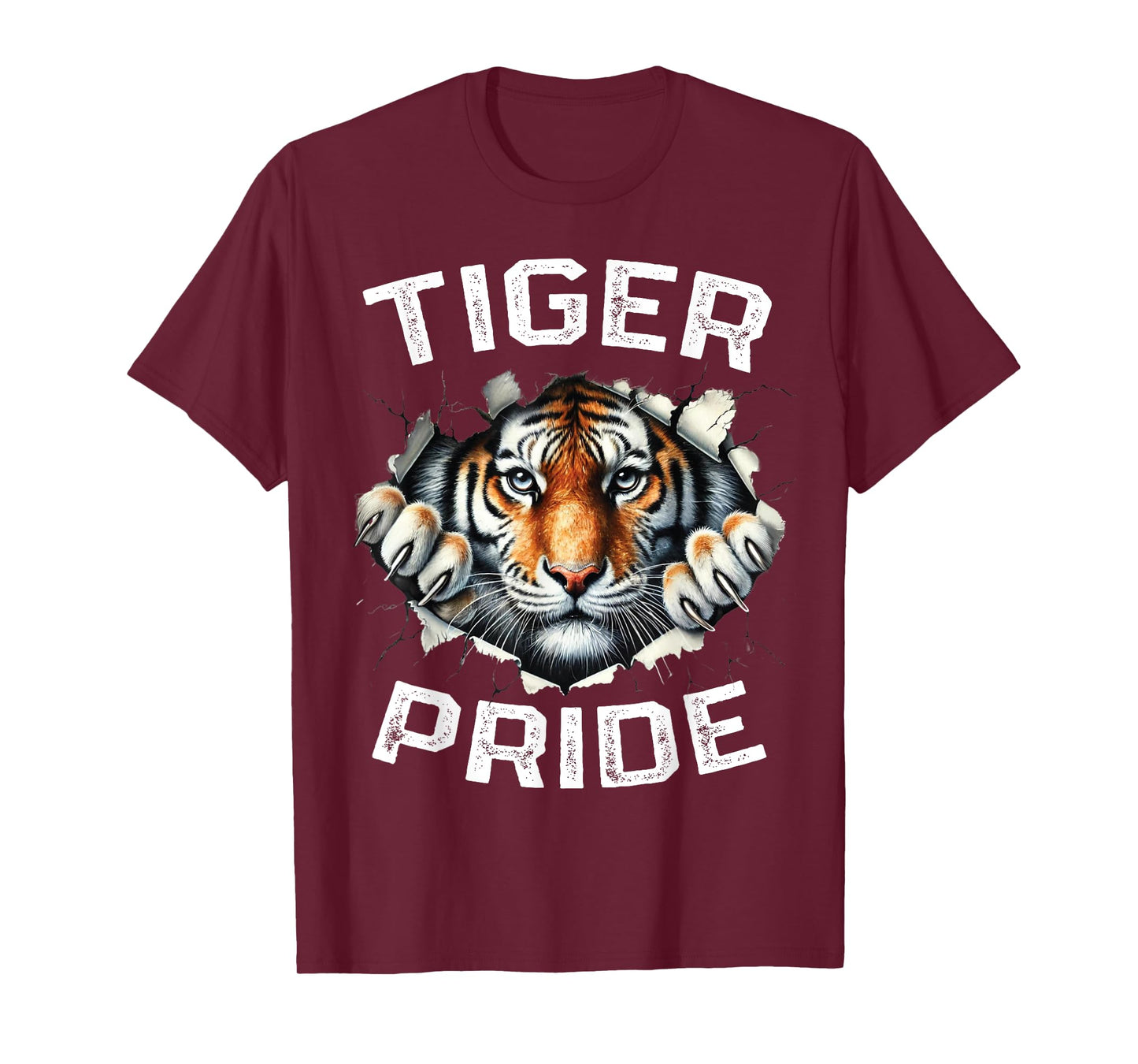 Tiger Pride Vintage Retro Tiger School Sports Team T-Shirt
