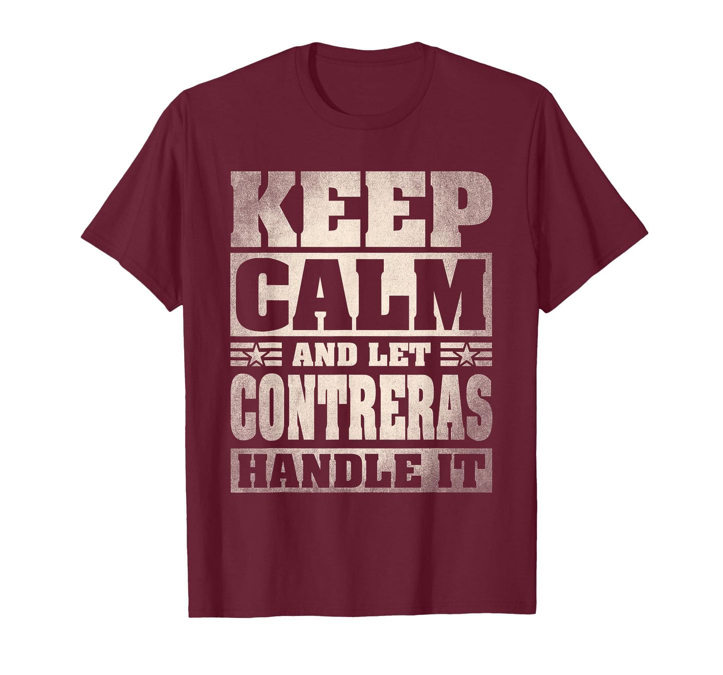 CONTRERAS Name Shirt Personalized CONTRERAS Last Name T-Shirt