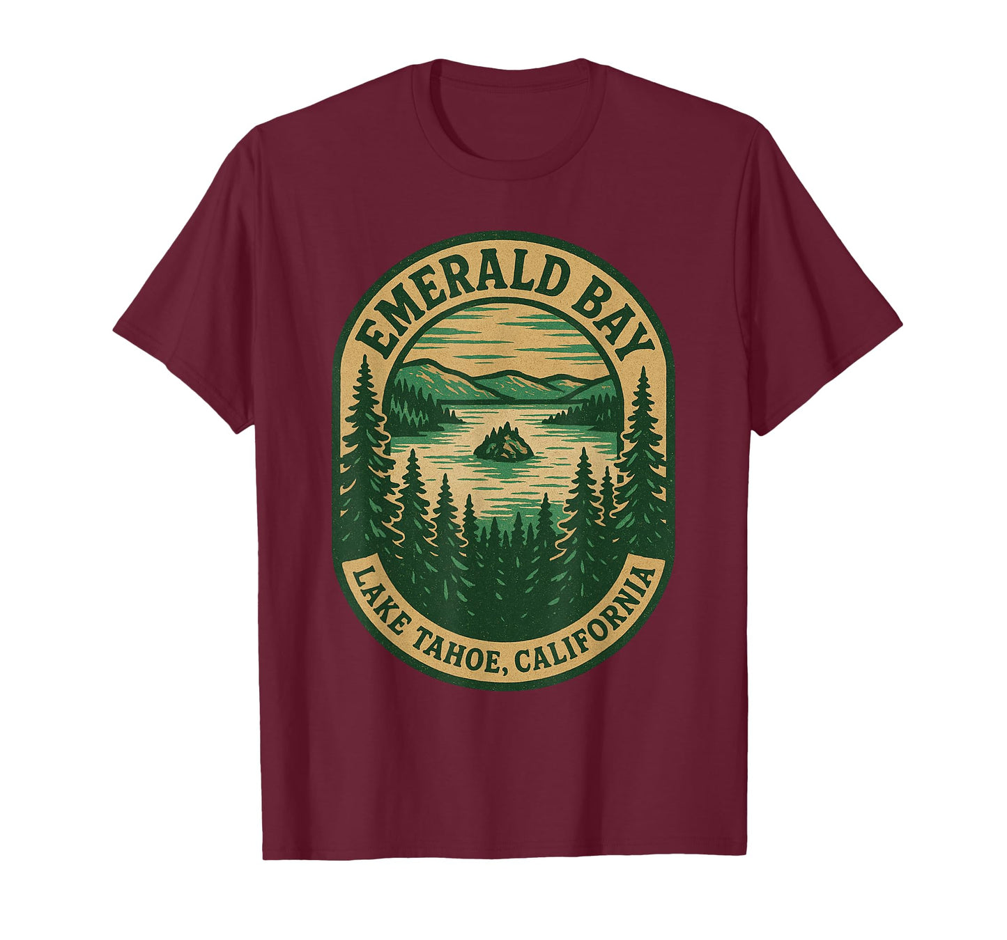 Emerald Bay Lake Tahoe California Souvenir T-Shirt
