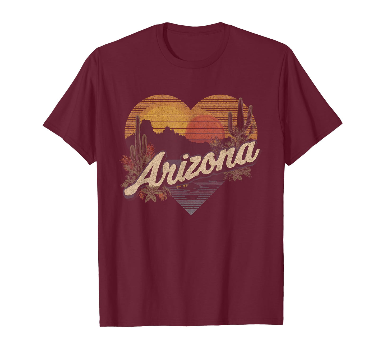 Arizona - Heart Vintage Love Women Mom Mother's Day Birthday T-Shirt