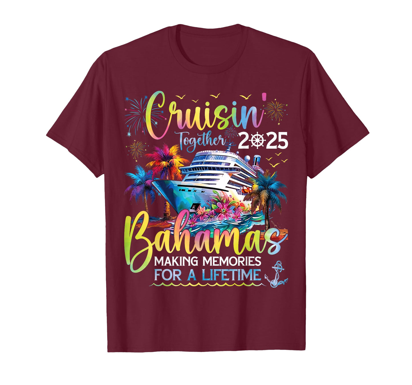Bahamas Cruise Essentials Family Cruise Bahamas 2025 T-Shirt