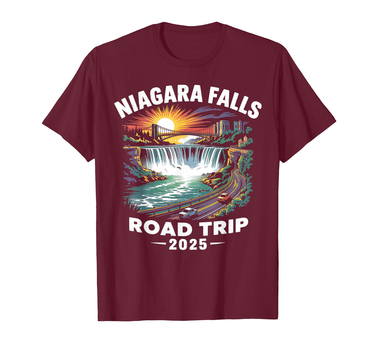 Niagara Falls Road Trip 2025 Family Trip Summer Vacation T-Shirt