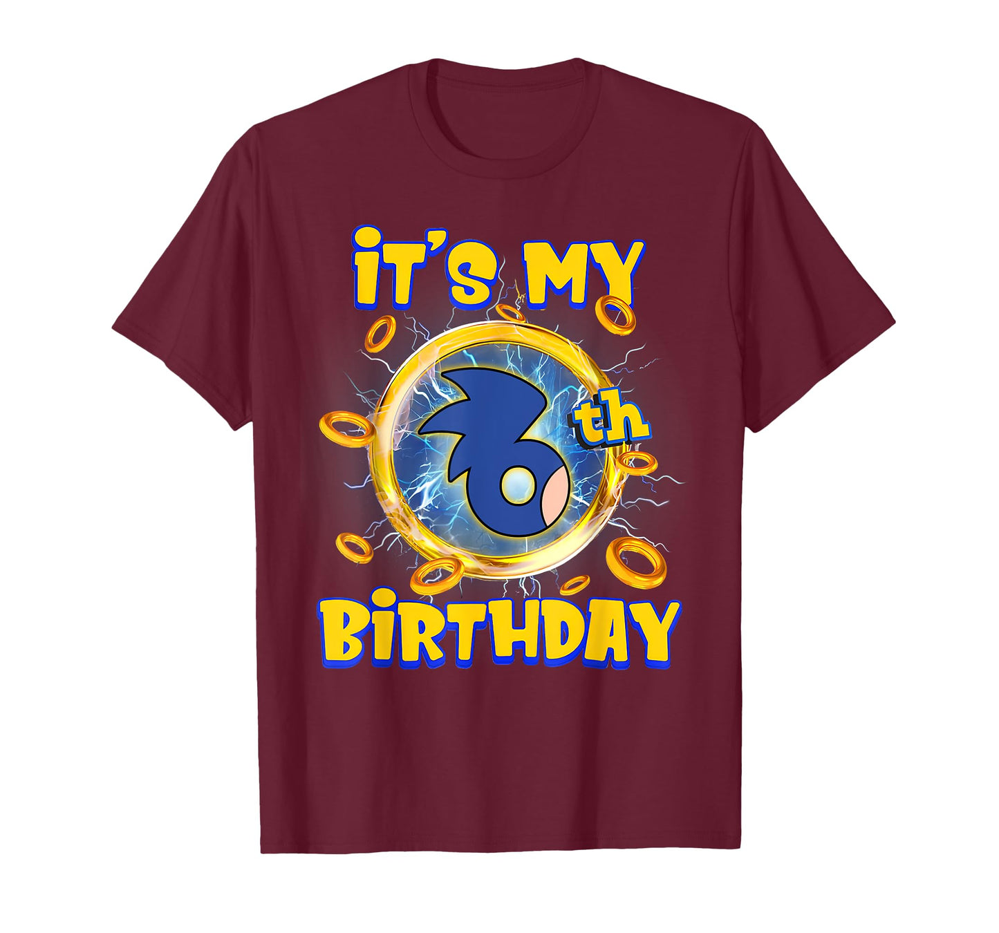 It's My 6th Birthday Boy Family Matching Party Funny T-Shirt
