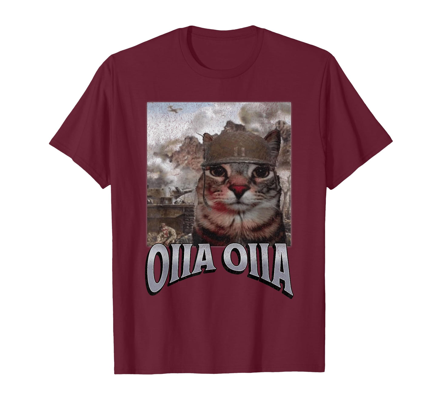 Oiia Oiia Funny Cat Meme Bootleg Graphic Men Women T-Shirt