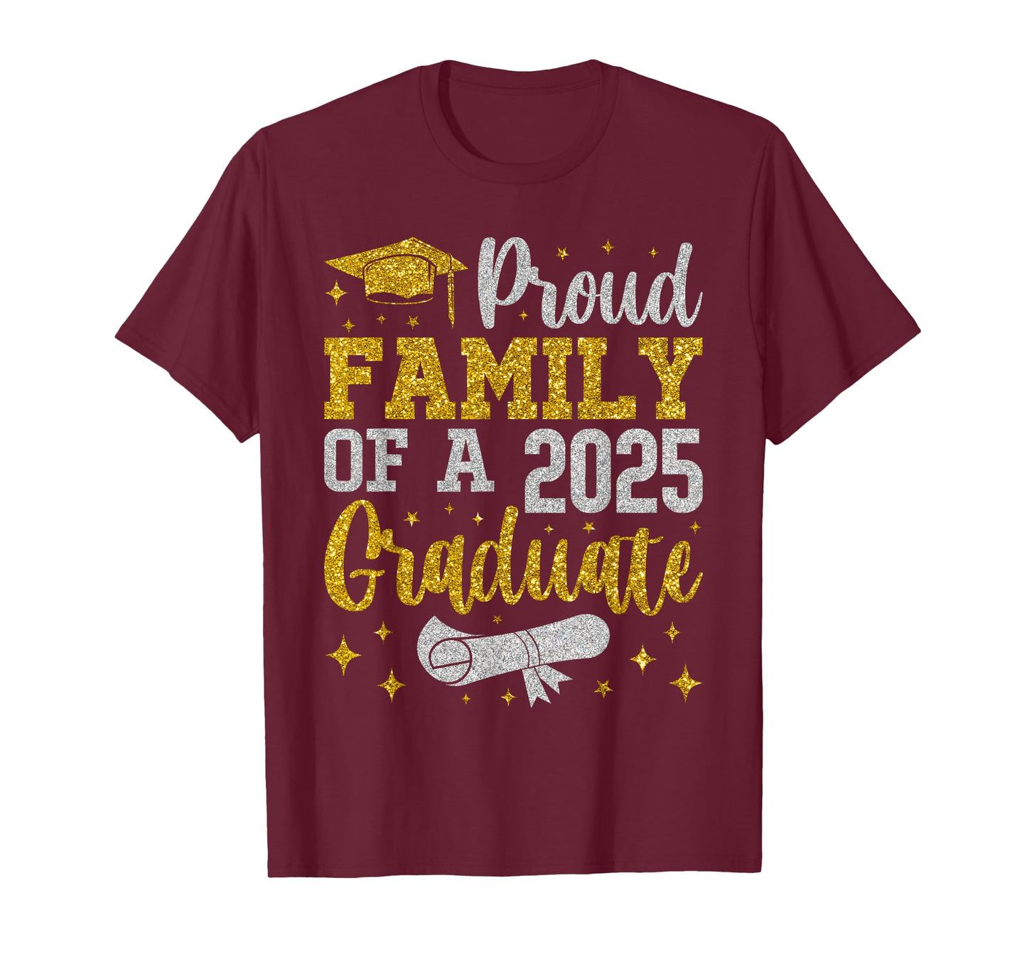 Proud Family of A 2025 Graduate Senior 2025 Graduation T-Shirt