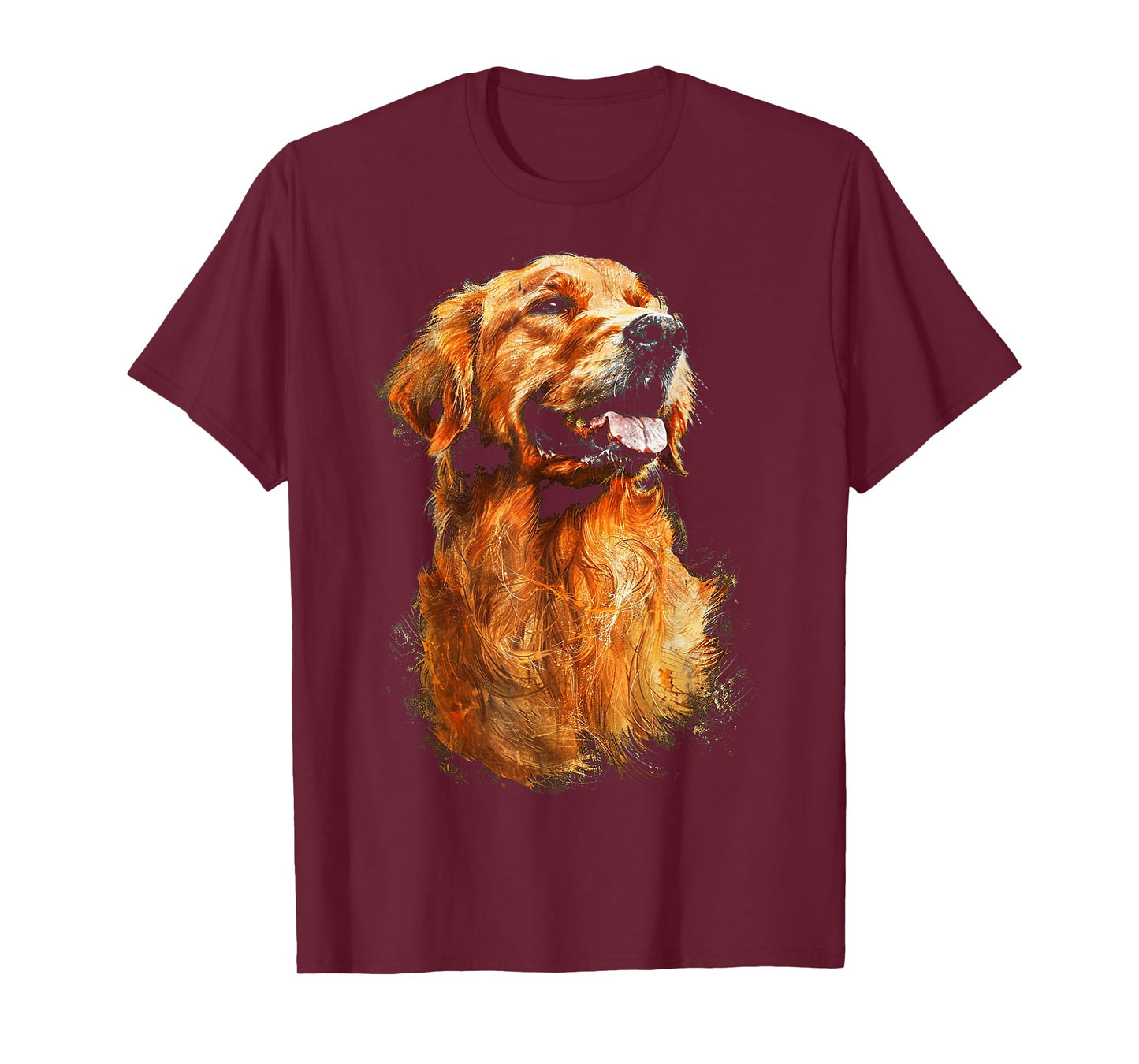 Golden Retriever Dog Graphic Pet Artwork Golden Retriever Men Women Kids T-Shirt