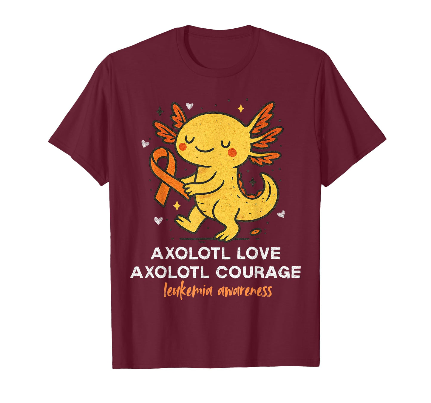Axolotl Leukemia Awareness T-Shirt