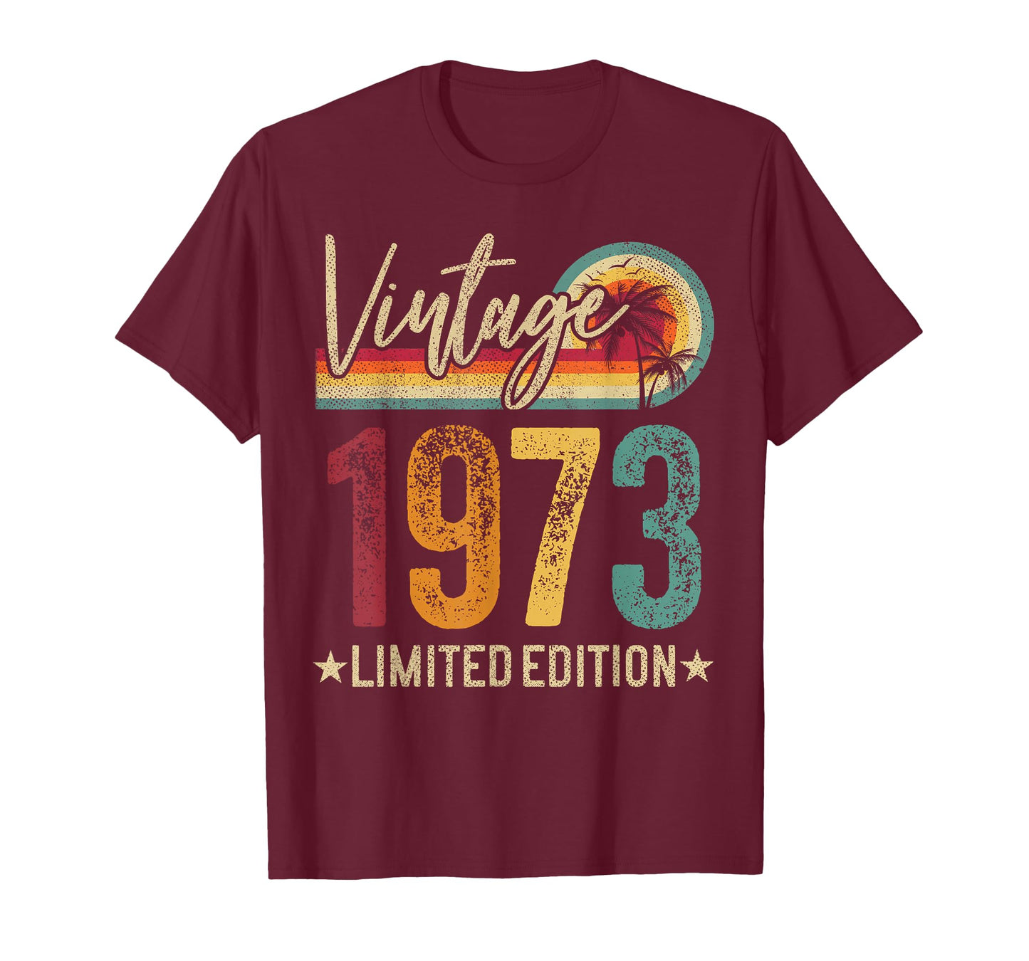 1973 53rd Birthday 53 Years Old Retro Men Women - Vintage T-Shirt