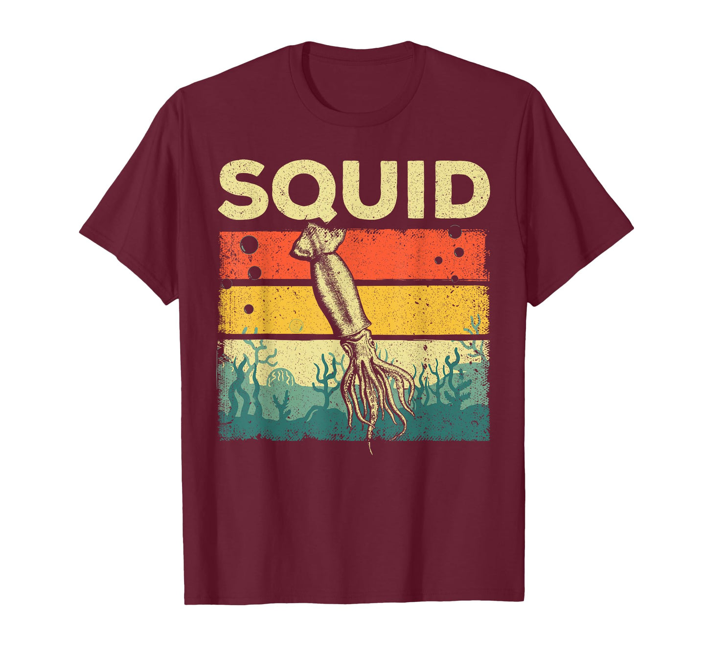 Cool Squid For Men Women Biologist Sea Animal Fish Lover T-Shirt