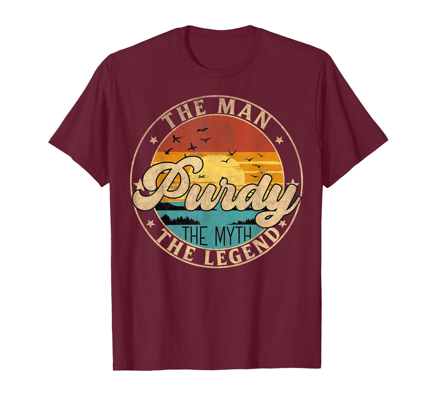 PURDY The Man The Myth The Legend First Name T-Shirt