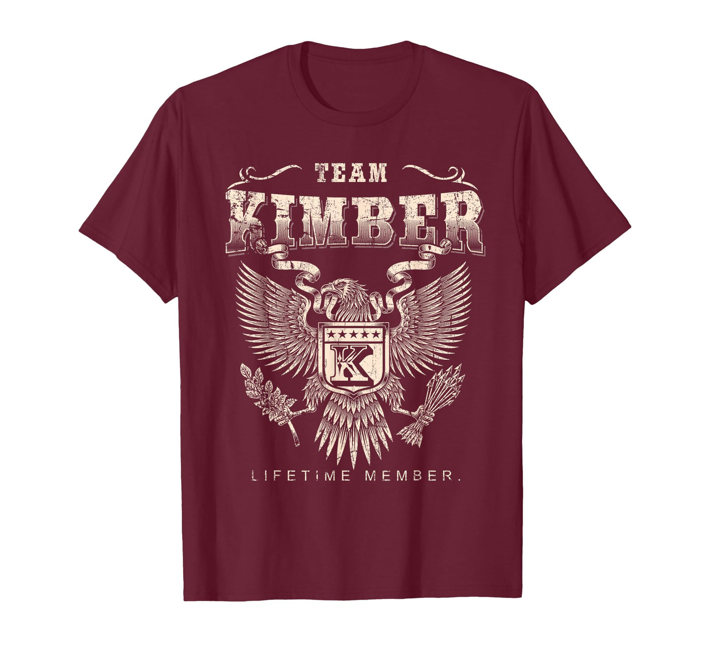 Team Kimber Family Name Lifetime Member T-Shirt T-Shirt
