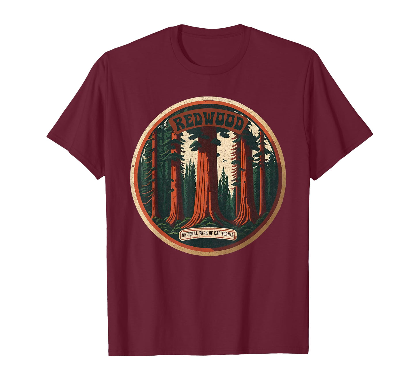 Redwood Humboldt 2025 California National Park Men Women T-Shirt