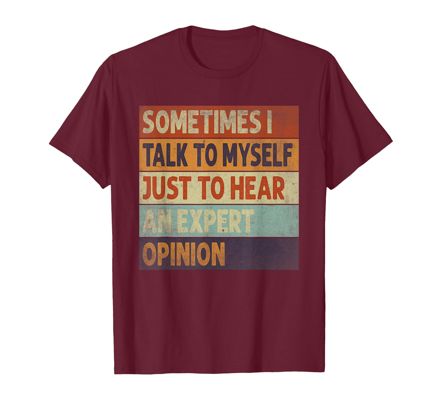 Sometimes I Talk To Myself Sarcastic Funny Sarcasm Humor T-Shirt