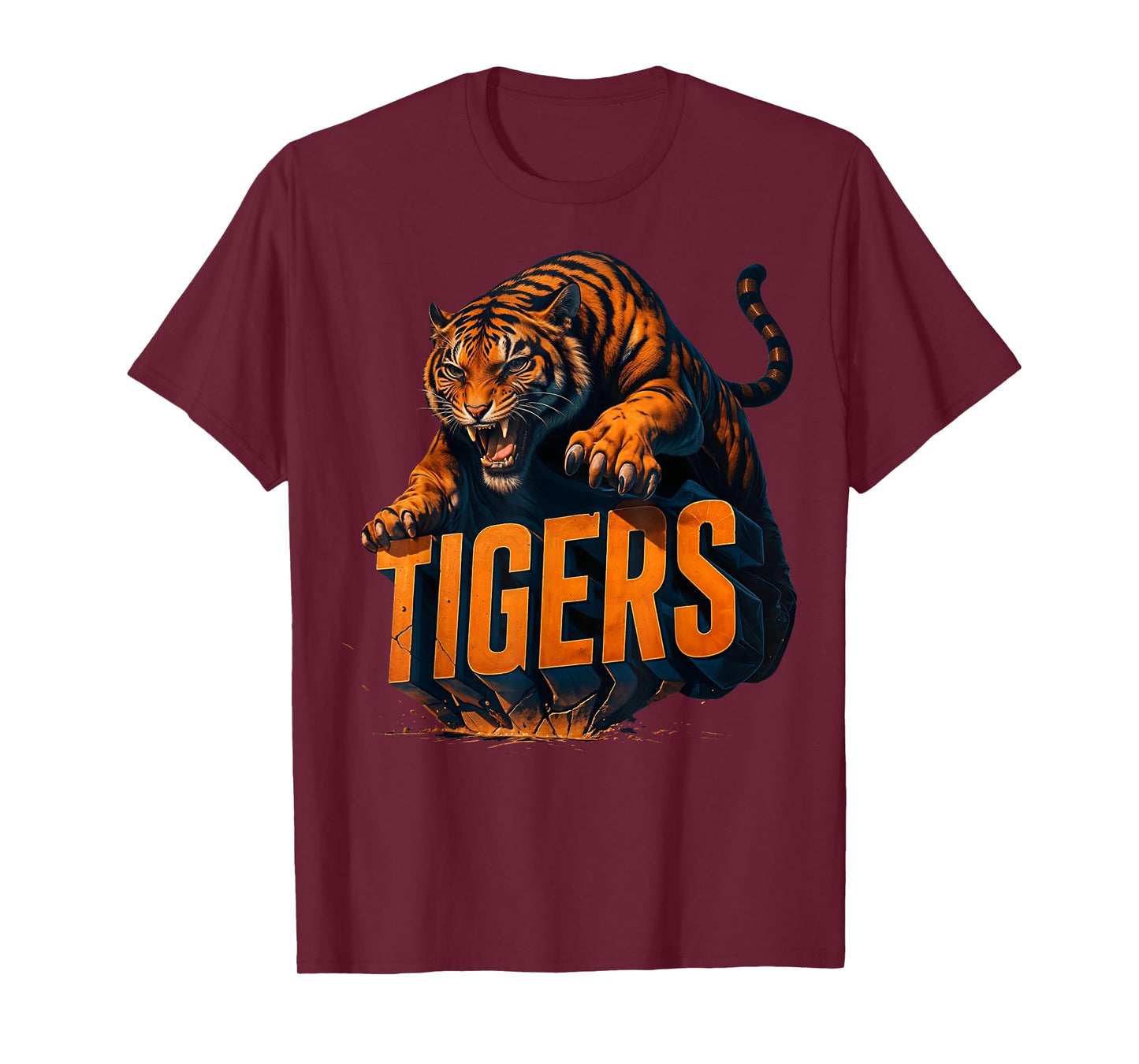 Graphic Classic Tigers First Name Apparel For Men Women Kids T-Shirt