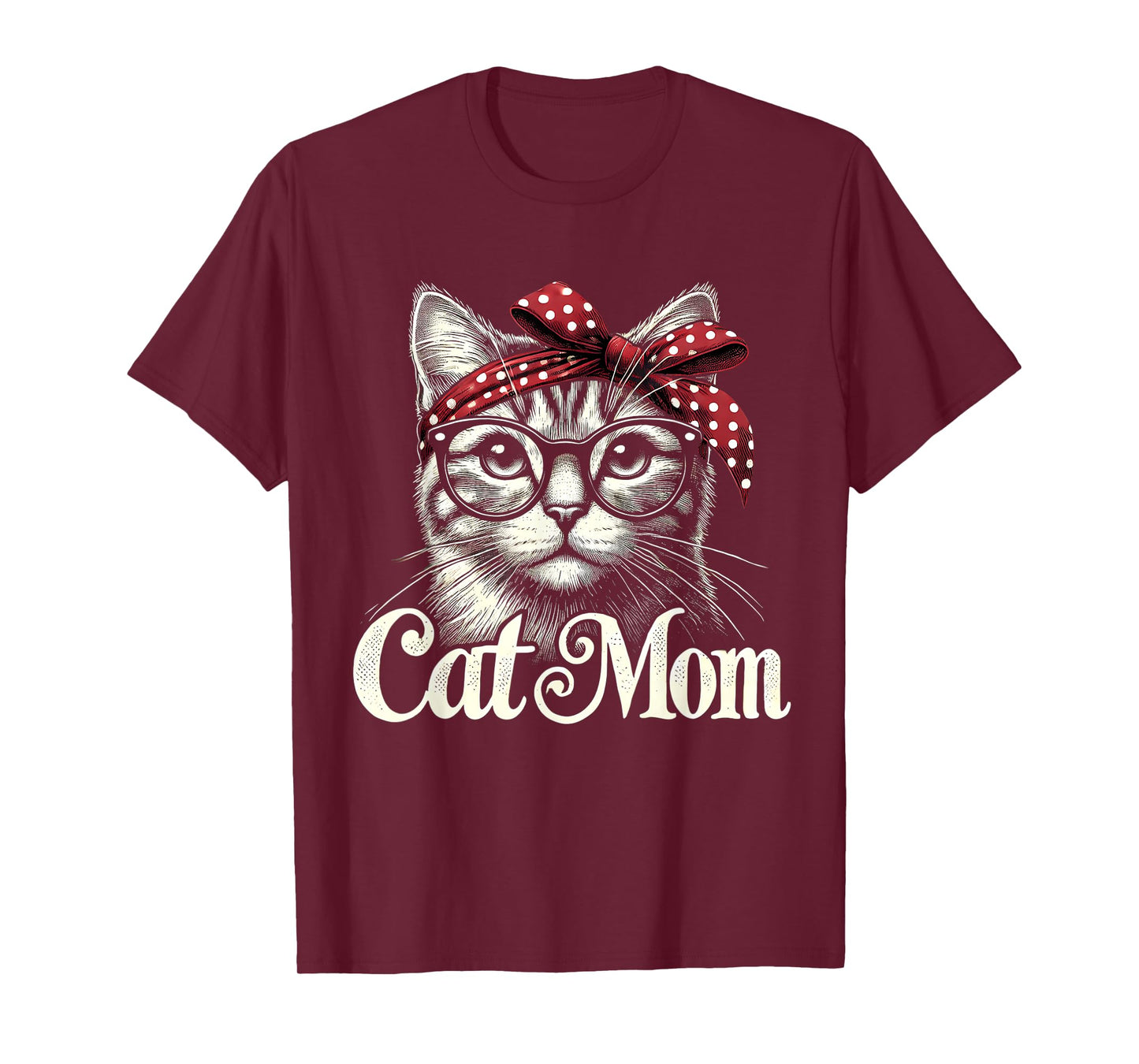 Funny Cat Mom Cat Lovers Mothers Day T-Shirt