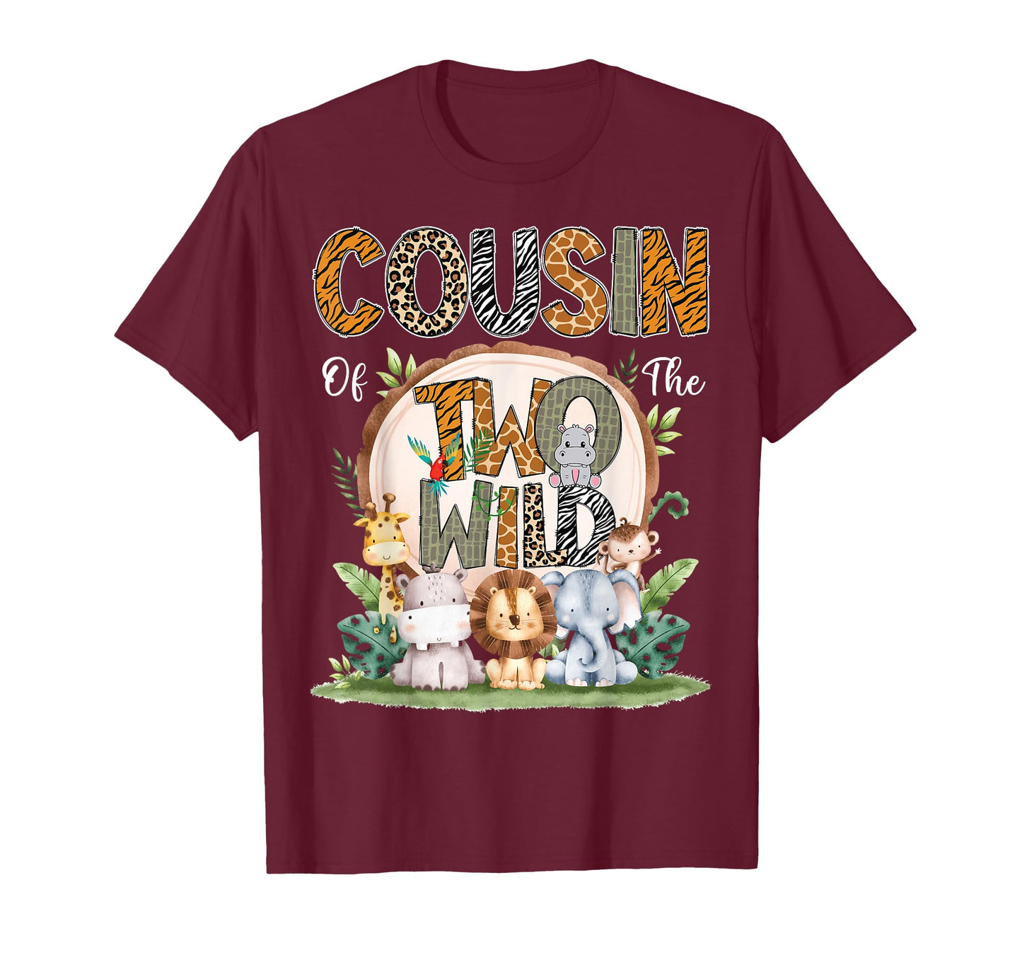 Cousin Of The Two Wild Animal Safari 2Nd Birthday Party T-Shirt