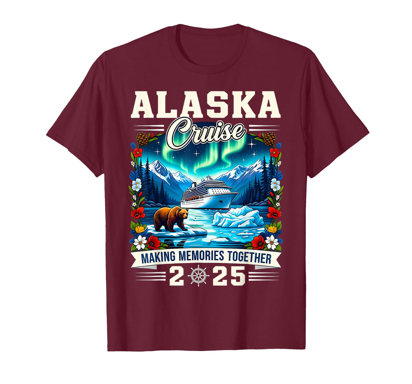 Matching Family Friends And Group Alaskan Alaska Cruise 2025 T-Shirt