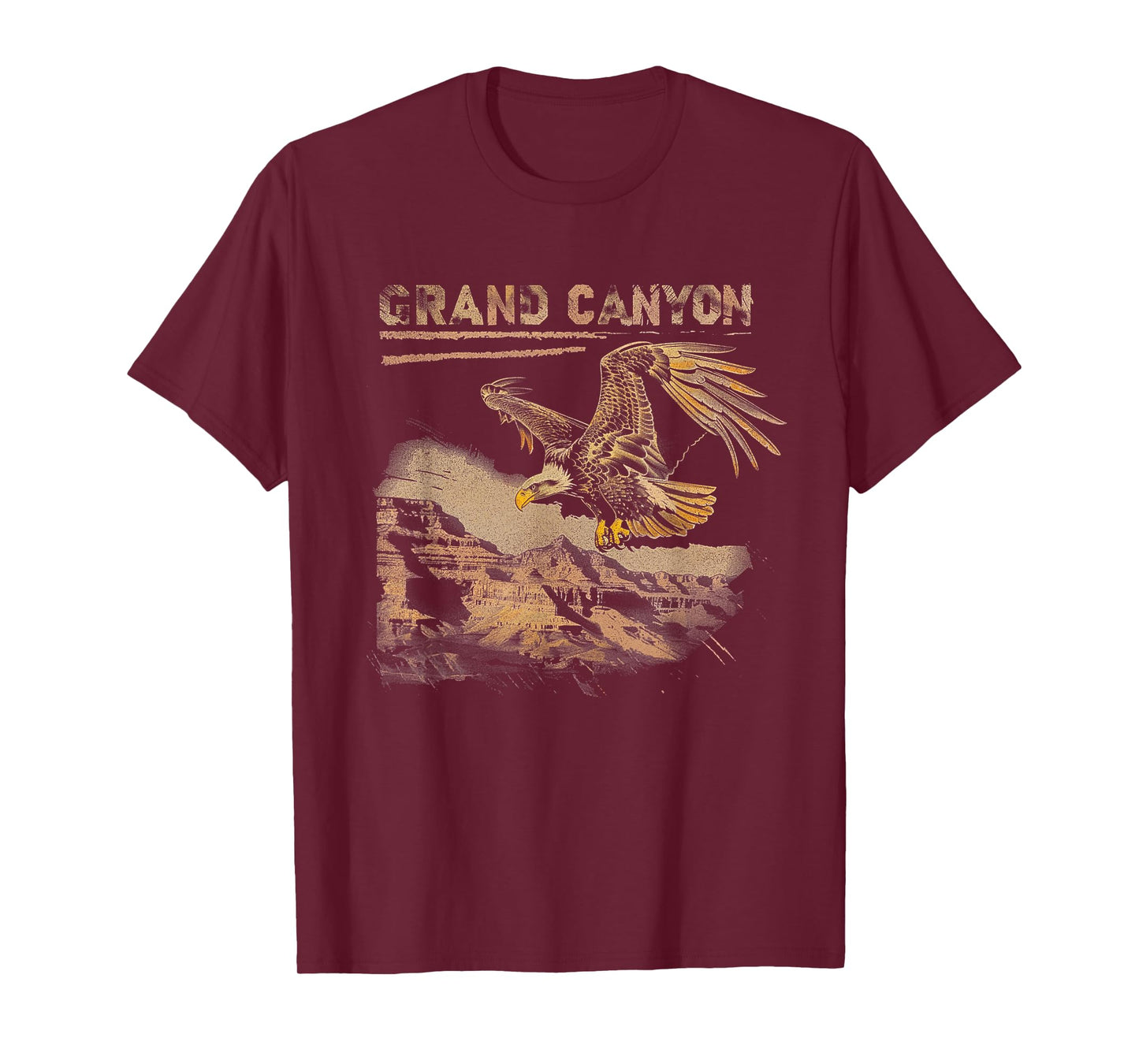 Grand Canyon - US National Park Vintage Men Women Kids Retro T-Shirt