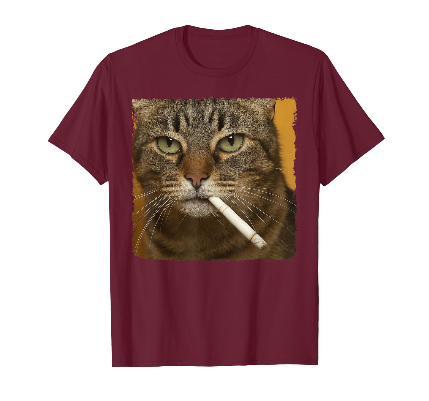 Funny Cat Smoking For Men Women Gen Z Meme T-Shirt