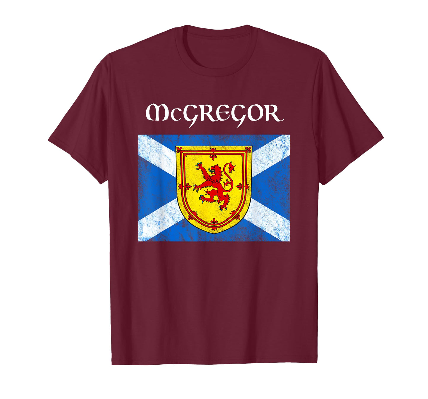 McGregor Scottish Clan Family Name Scotland Flag T-Shirt