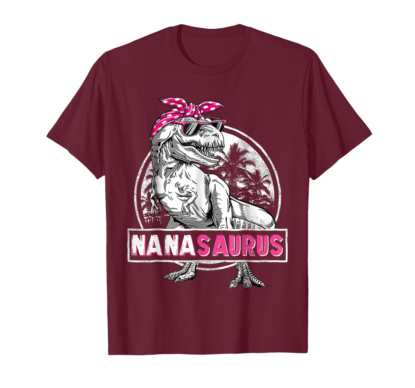 Funny Grandma Saurus Dinosaur Nanasaurus Family Matching T-Shirt